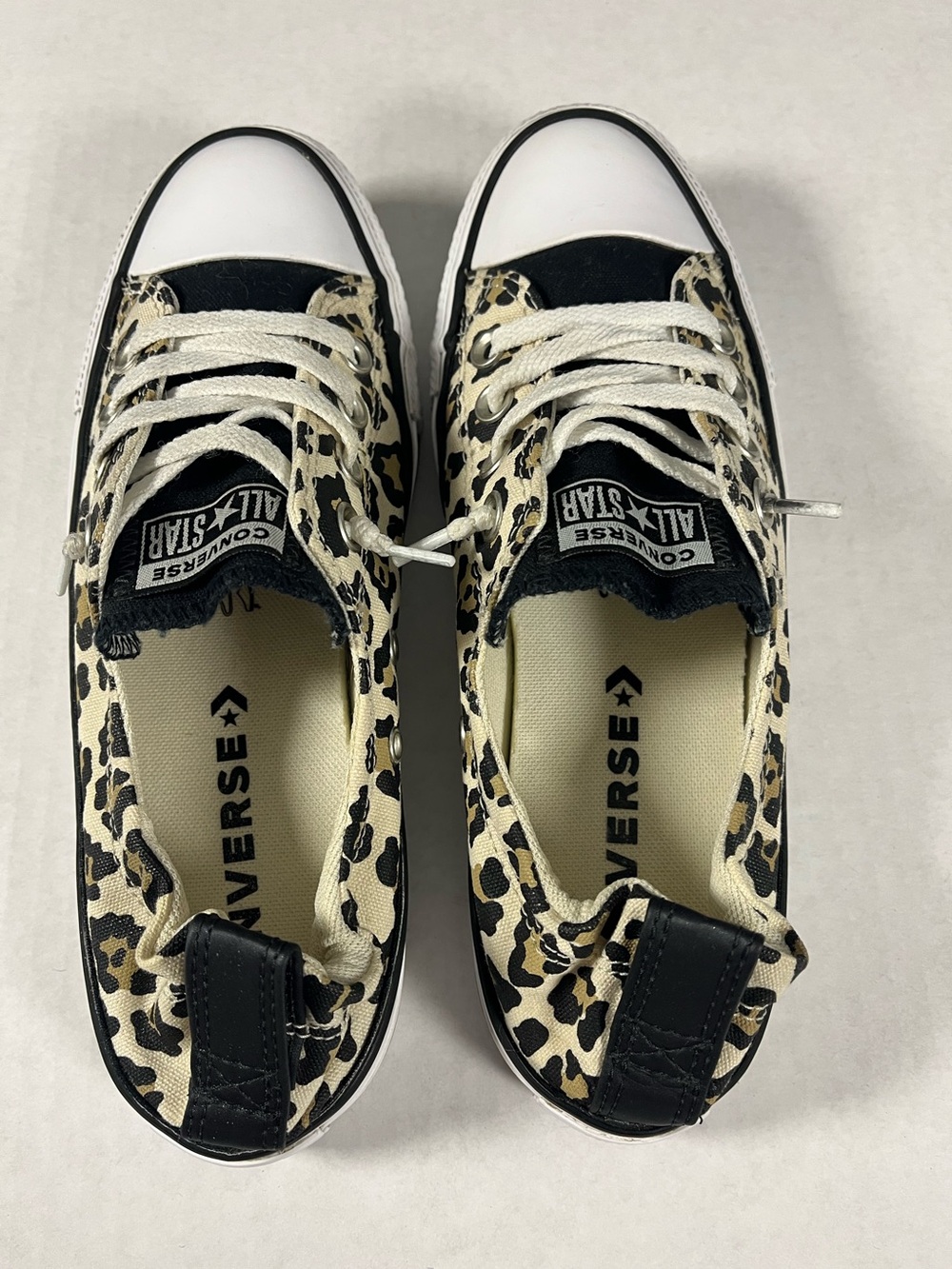 Converse Chuck Taylor All Star Shoreline Leopard Print Size 8 - Picture 4 of 9